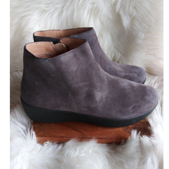Fitflop Dark Grey Ankle Boots | Poshmark